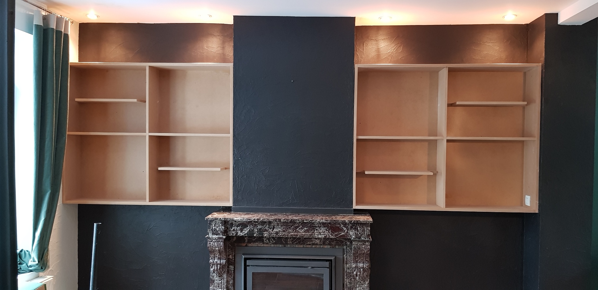 Création étagères sur-mesure