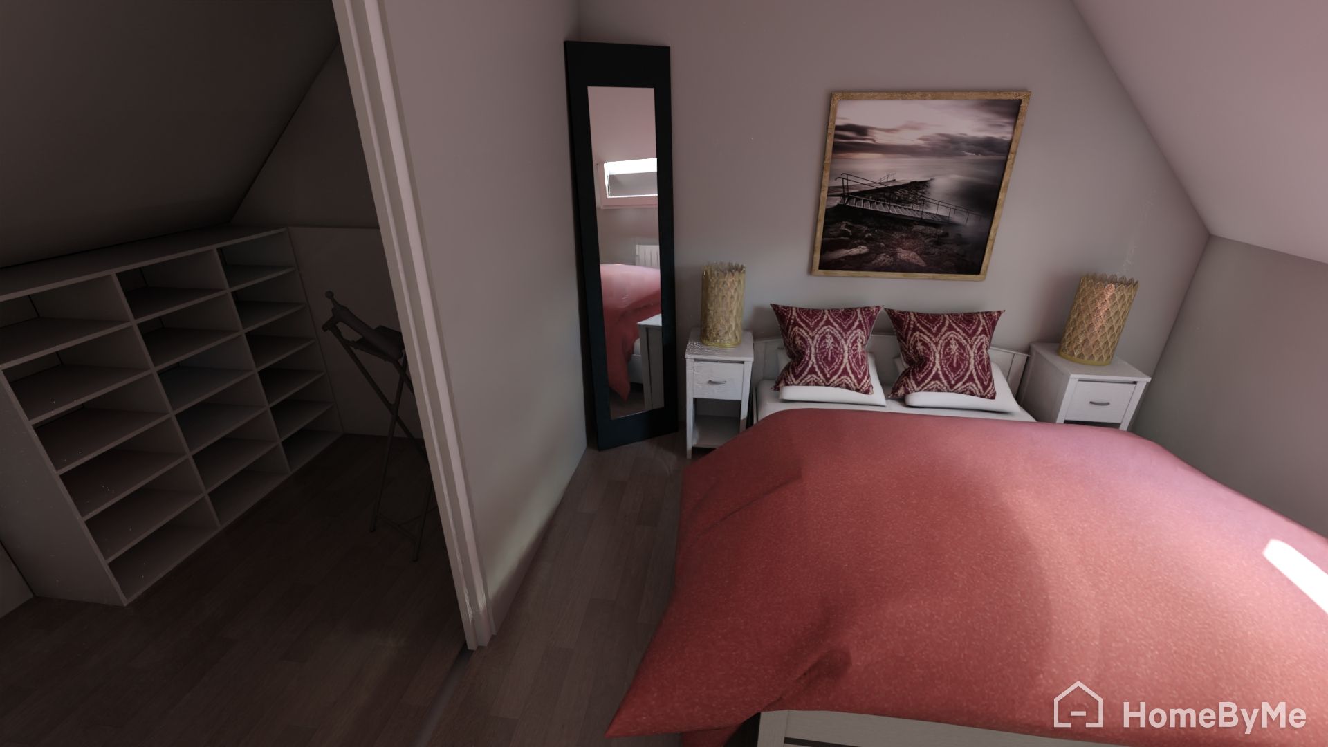 Chambre parentale avec création dressing