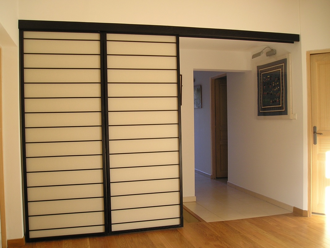 Cloison japonaise en séparation de volumes