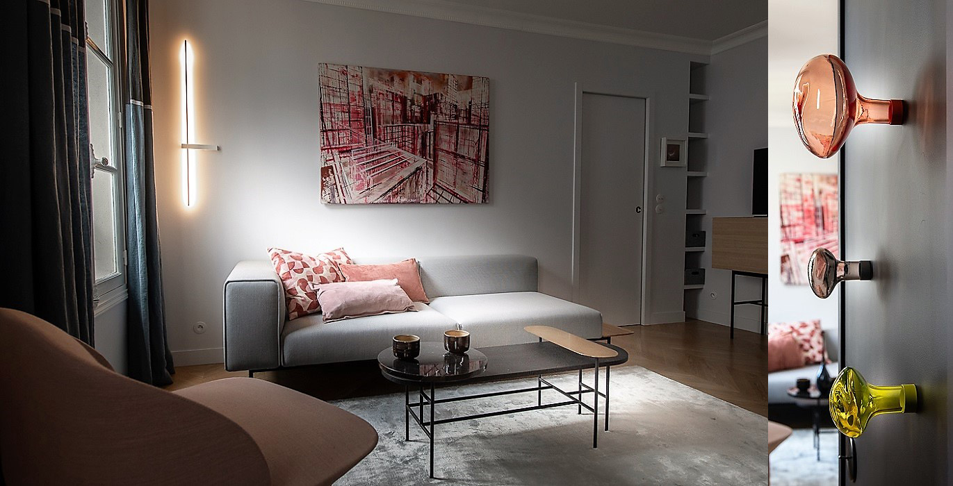 Or et Béton : Projet d'architecture intérieure et déco pour un appartement à Versailles