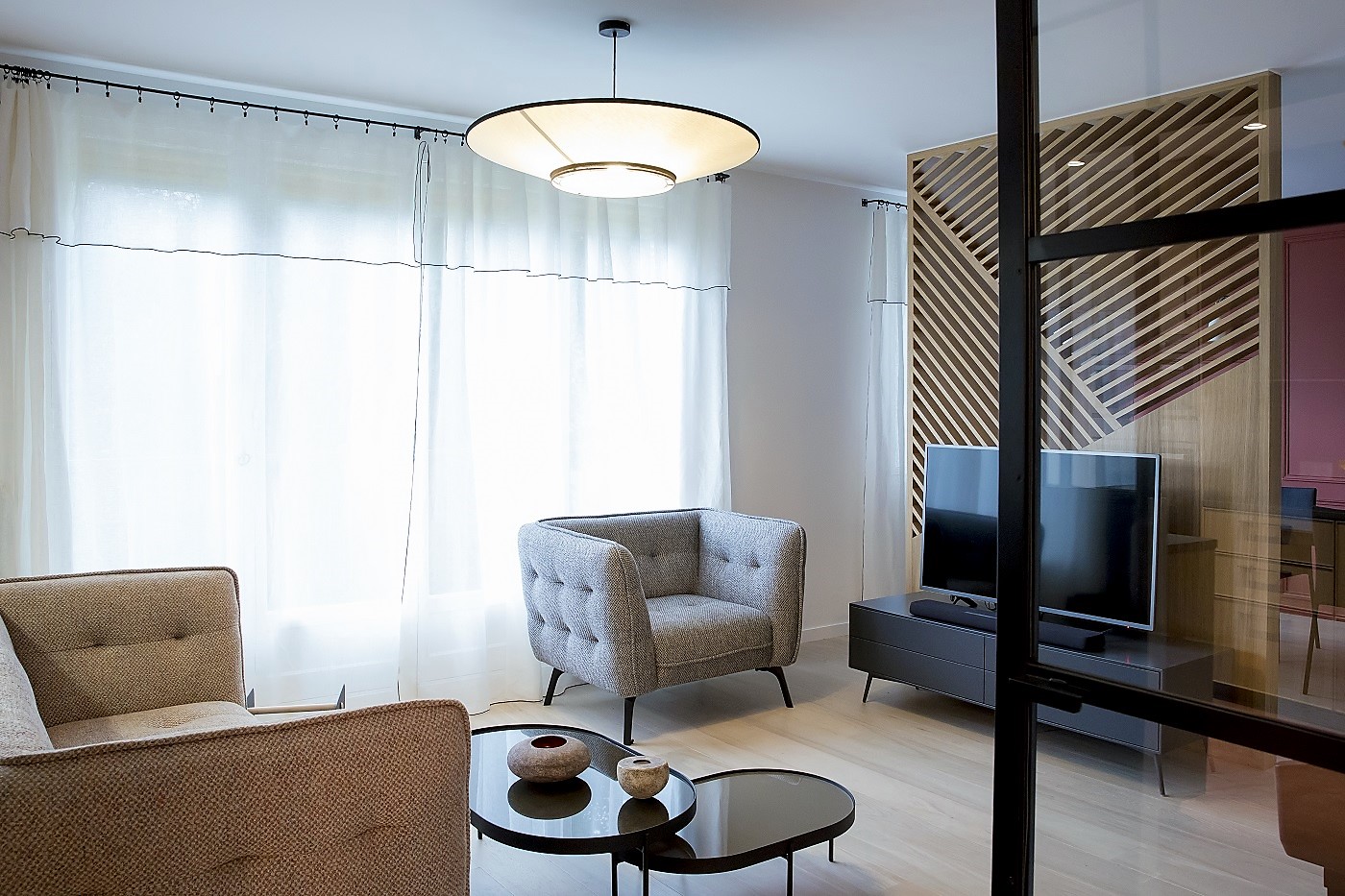 Or et Béton : Appartement totalement rénové par Or et Béton à Ville d'Avray (92)
