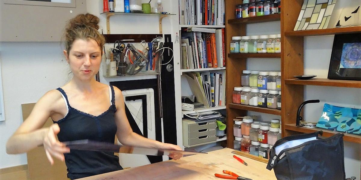 Audrey Chambon, artiste du verre à l’Atelier Lengaï