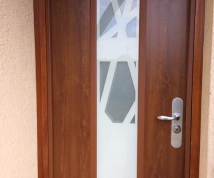Porte blindée PICARD côté extérieur
