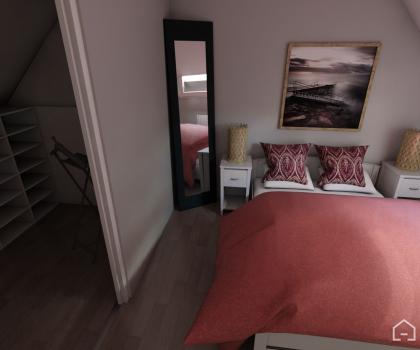 Chambre parentale avec création dressing