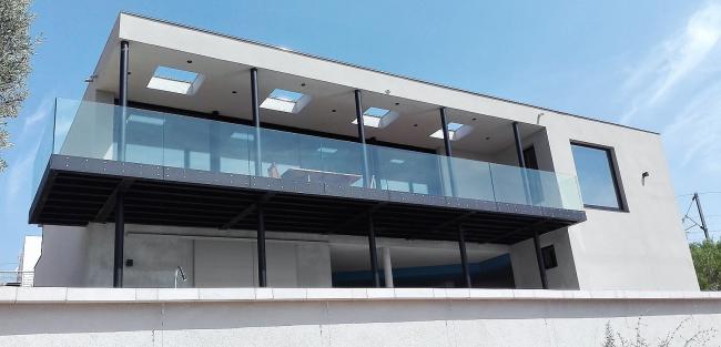 Terrasse réalisée par l'entreprise Clair d'Alu à Aix-en-Provence