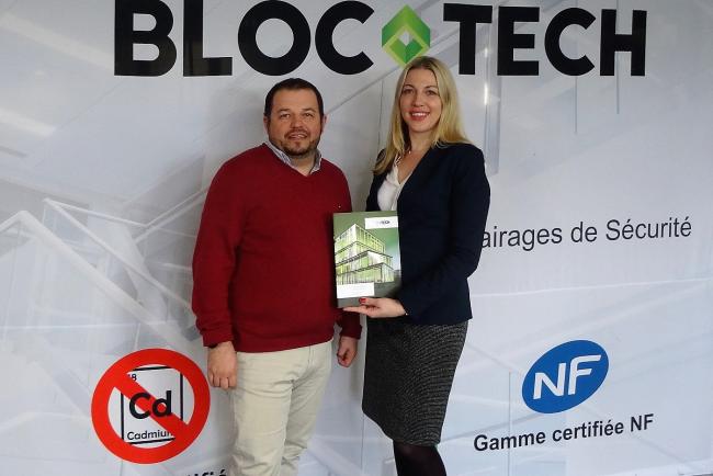Anastasiia Aheieva et Grégory Rabot, confondateurs de BLOCTECH